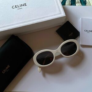 Celine White Sunglasses